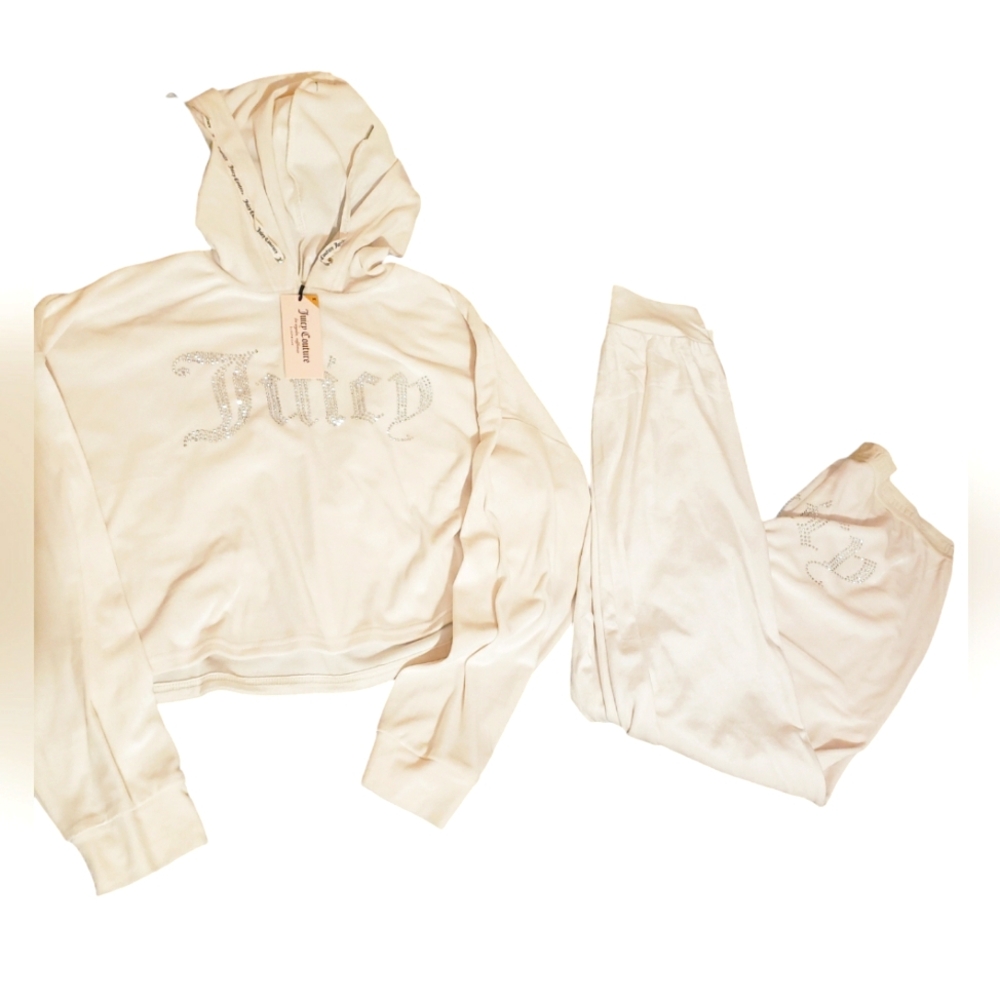 NWT Juicy Couture Women’s Velvet Fleece  Pajama Set